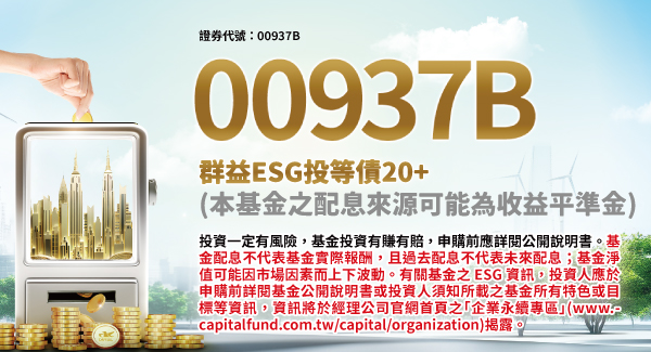 00937B群益ESG投等債+